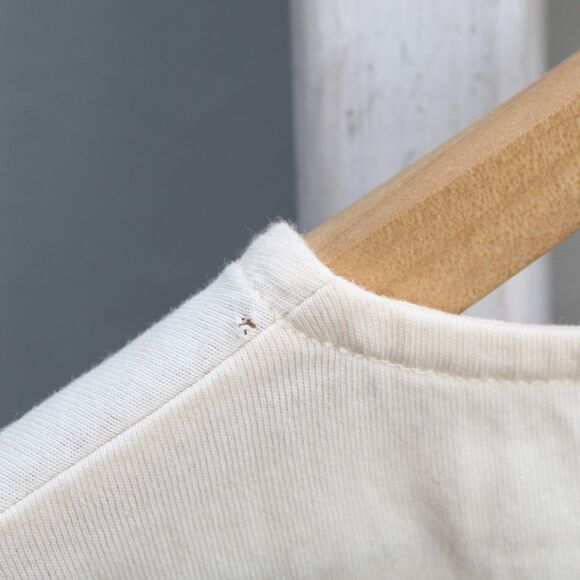 Madewell Cream Lipstick Red Vaca Graphic Setlist Boxy Tee Size Medium - Picture 5 of 7